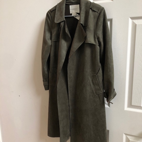 Anthologies Harley Faux Suede Trench Sz:S or XS - Picture 3 of 6